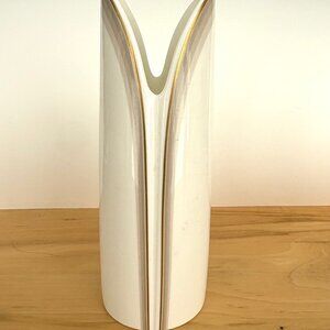 Vintage Royal Doulton Impressions Lotus Vase 1982 Bone China